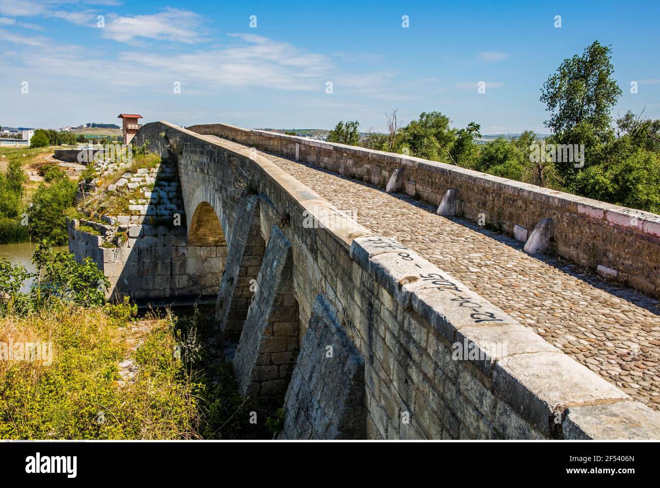 geography / travel, Ponte Romano, Canosa di Puglia, built 1st century, Italy, Apulia, Additional-Rights-Clearance-Info-Not-Available Stock Photo