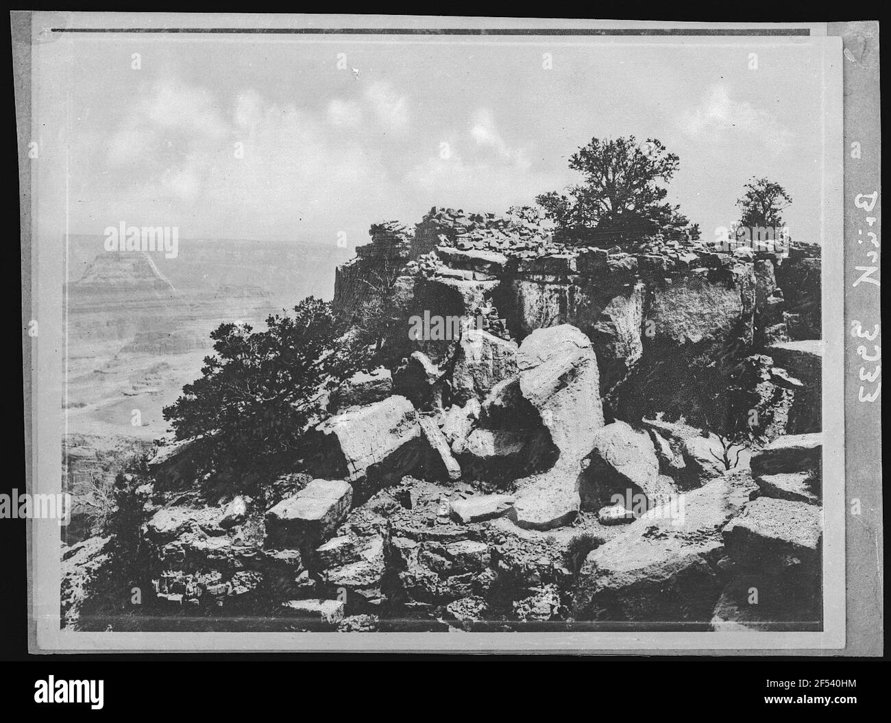 Grand Canyon. Prehistoric Fortress Morans Point Stock Photo - Alamy