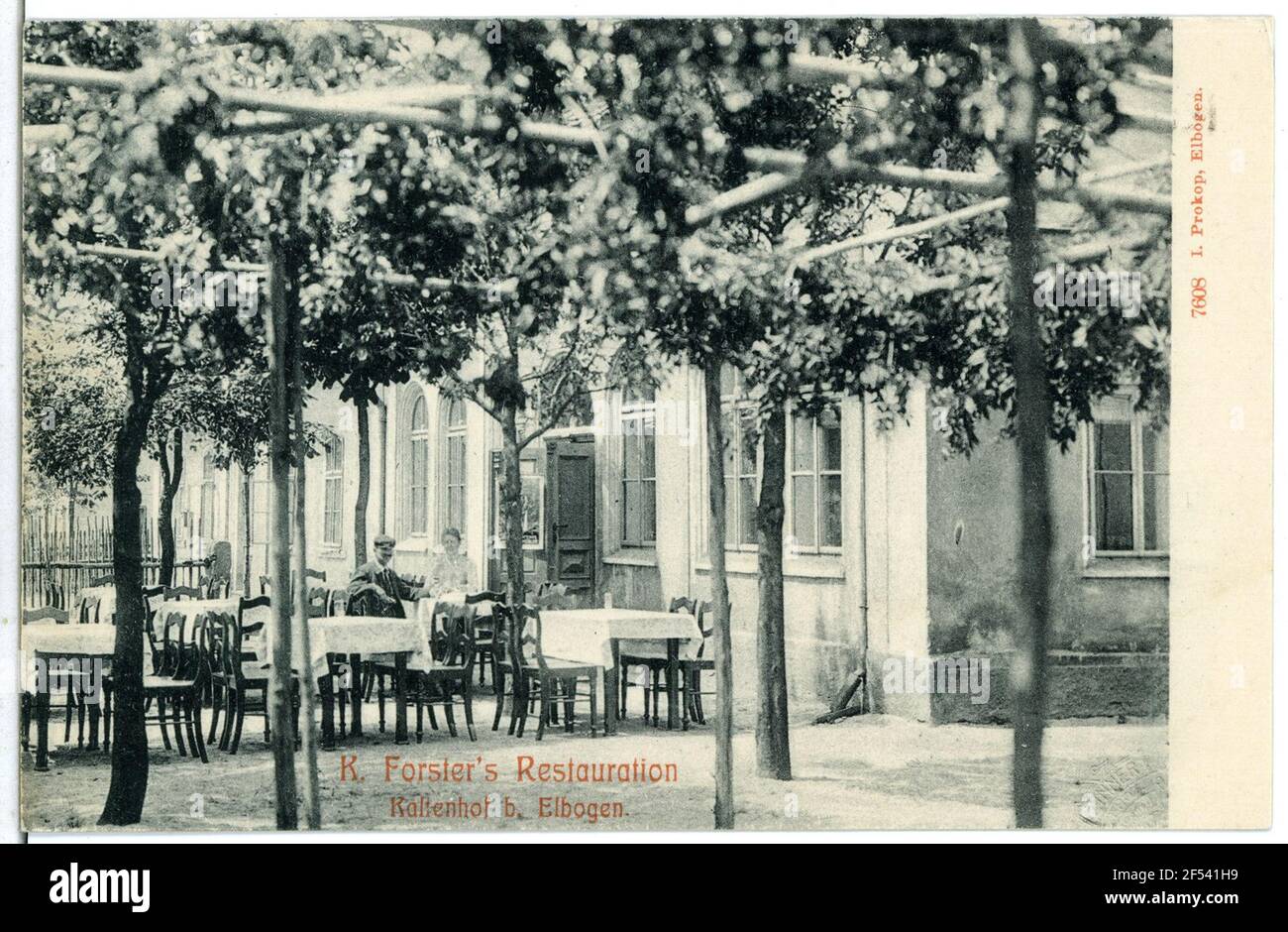 bei Elbogen, Forsters Restauration Kaltenhof. At Elbogen, Forsters ...