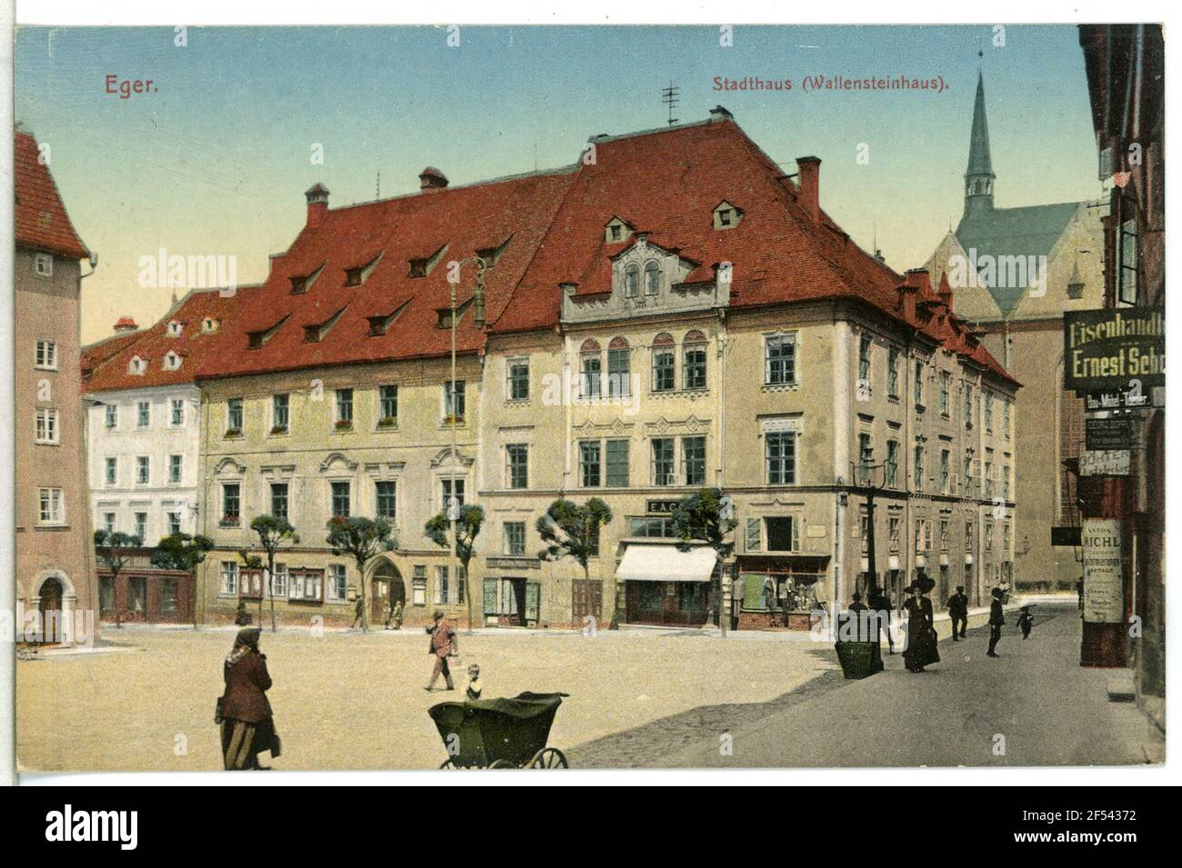 Townhouse Wallenstein House Eger (Bohemia). Townhouse (Wallensteinhaus, Pachelbelhaus Stock