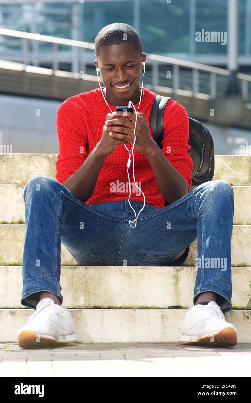Happy black male hi-res stock photography and images - Alamy