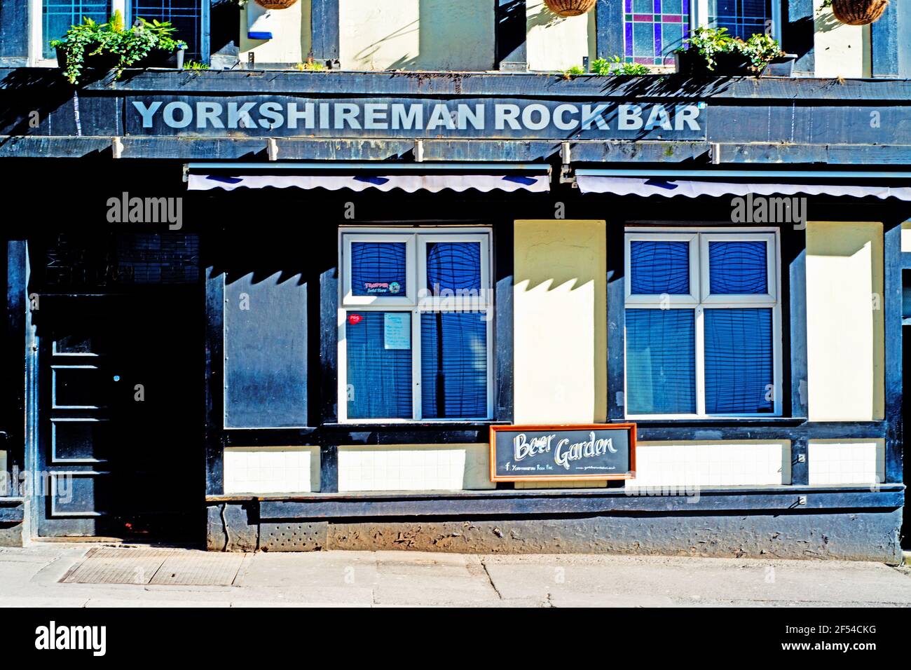 The Yorkshireman Rock Bar, Burgess Street, Sheffield, England Stock