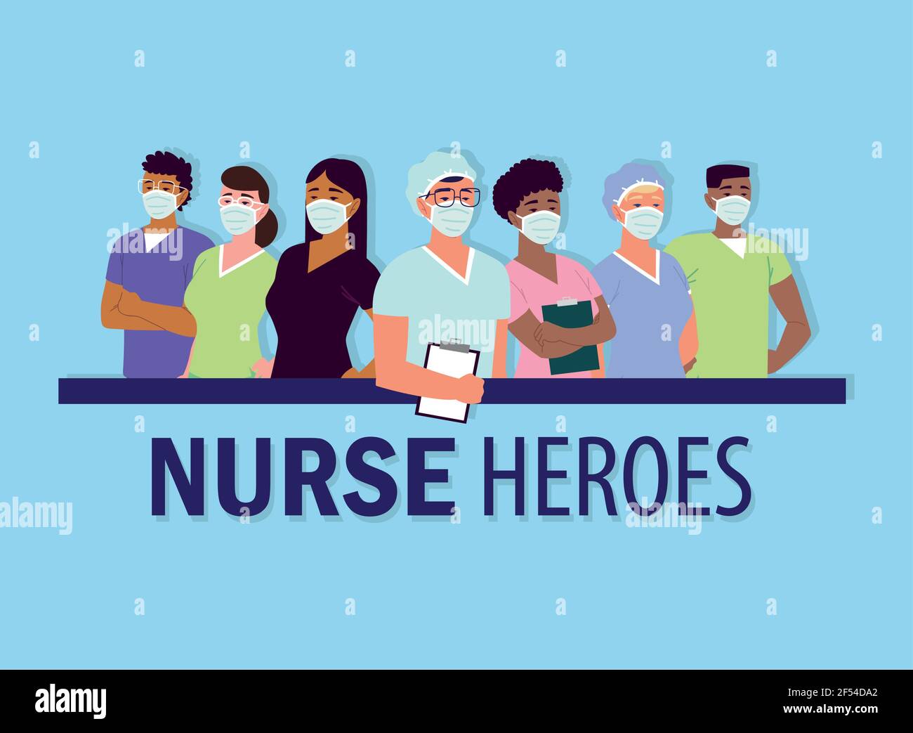 Portrait of heroes Stock Vector Images - Alamy