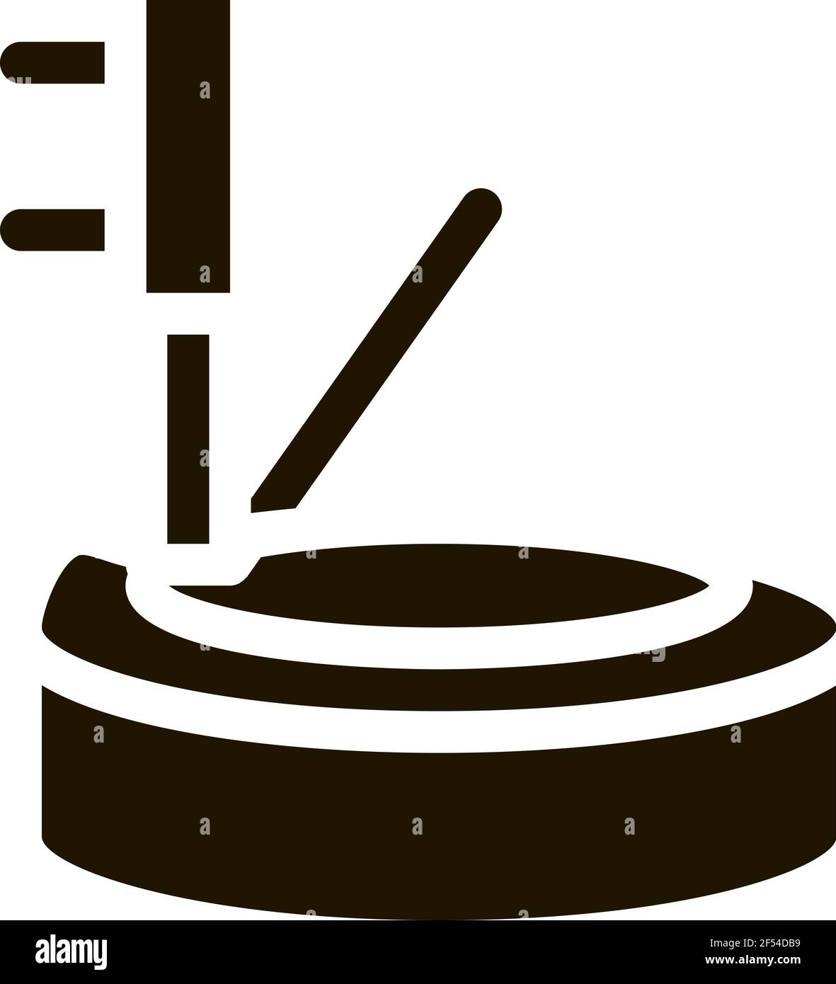 tire and jack icon Vector Glyph Illustration Stock Vector Image & Art ...