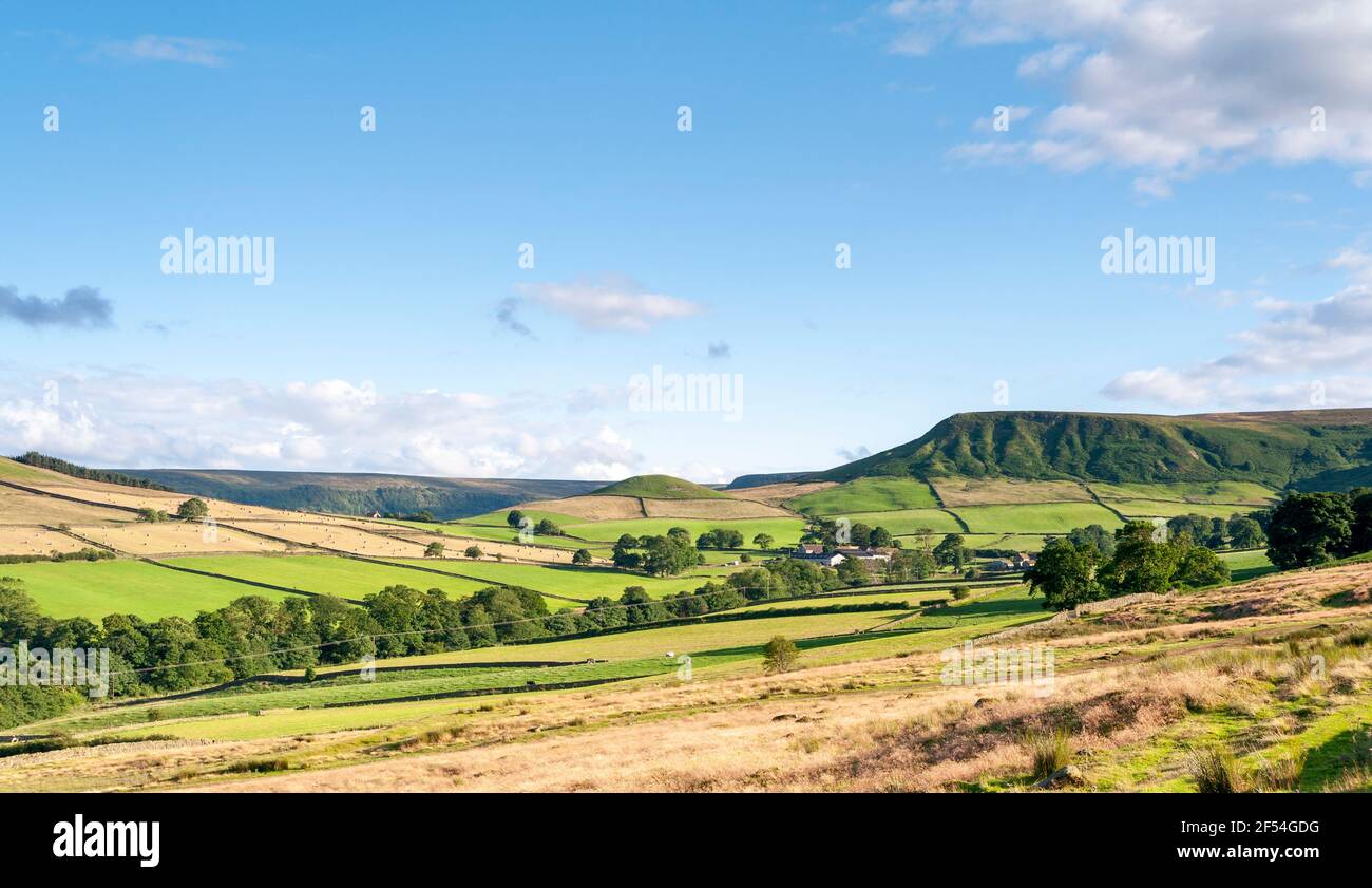 Little Fryup Dale from Crossley Side, near Danby on the Noth Yorks Moors Stock Photo