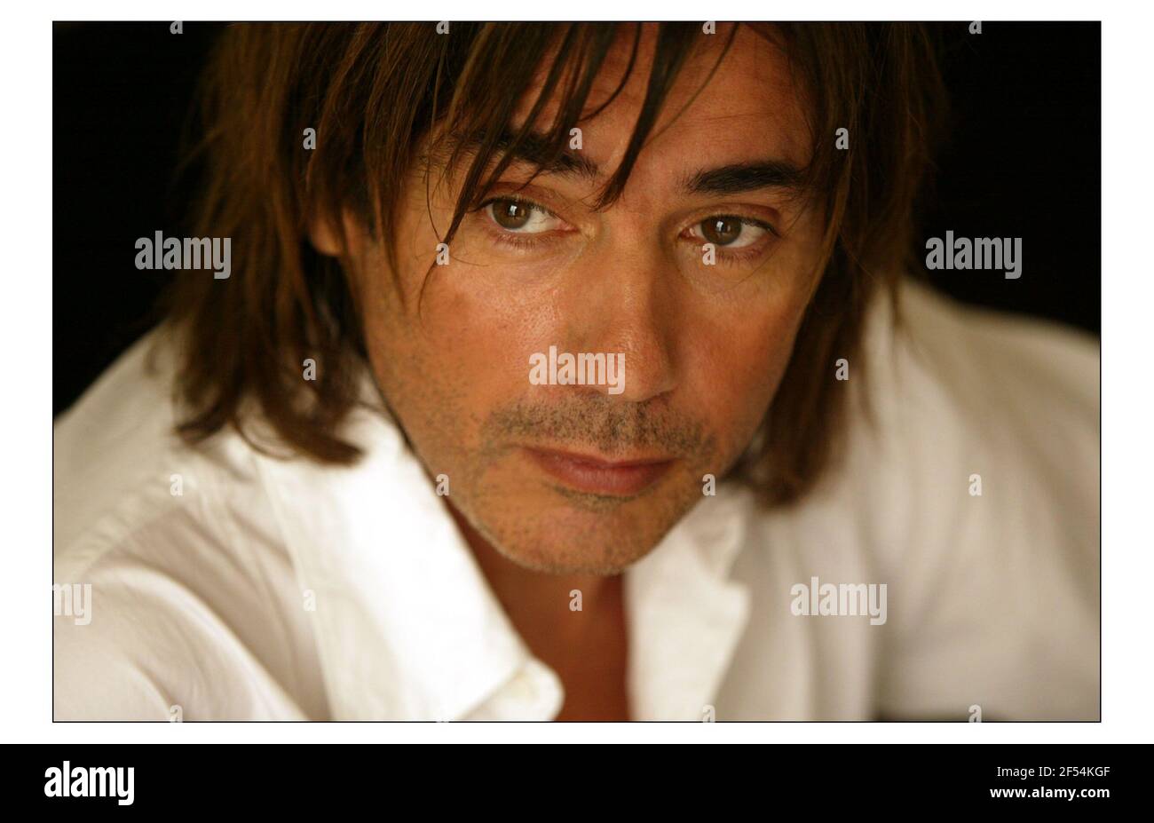 Jean Michel Jarre in his Paris Flat.pic David Sandison 17/8/2004 Stock  Photo - Alamy