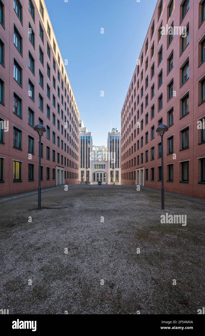 geography / travel, Germany, Berlin, view towards new house Stresemann Quarter, Additional-Rights-Clearance-Info-Not-Available Stock Photo