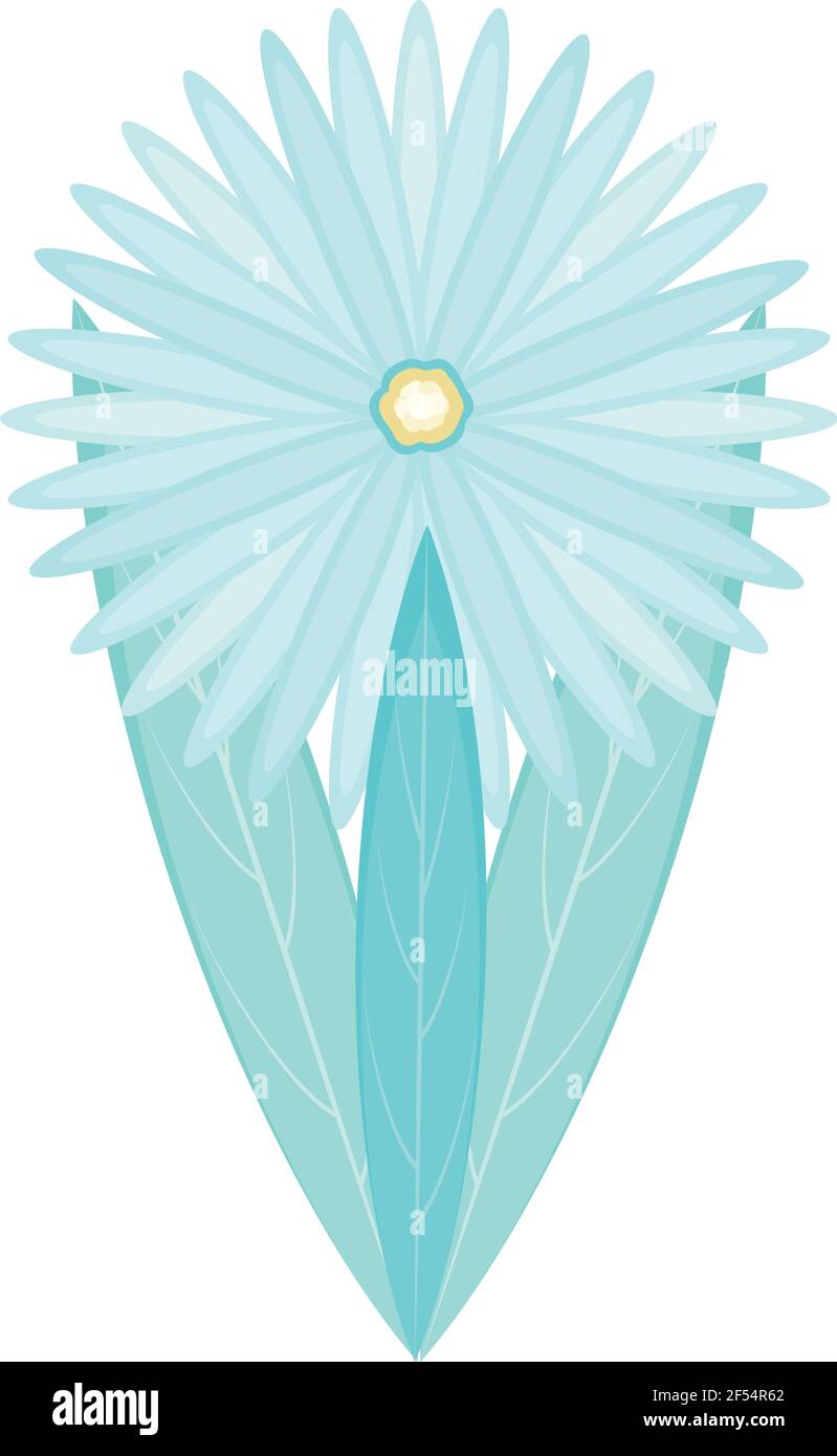 decorative blue flower Stock Vector Image & Art - Alamy