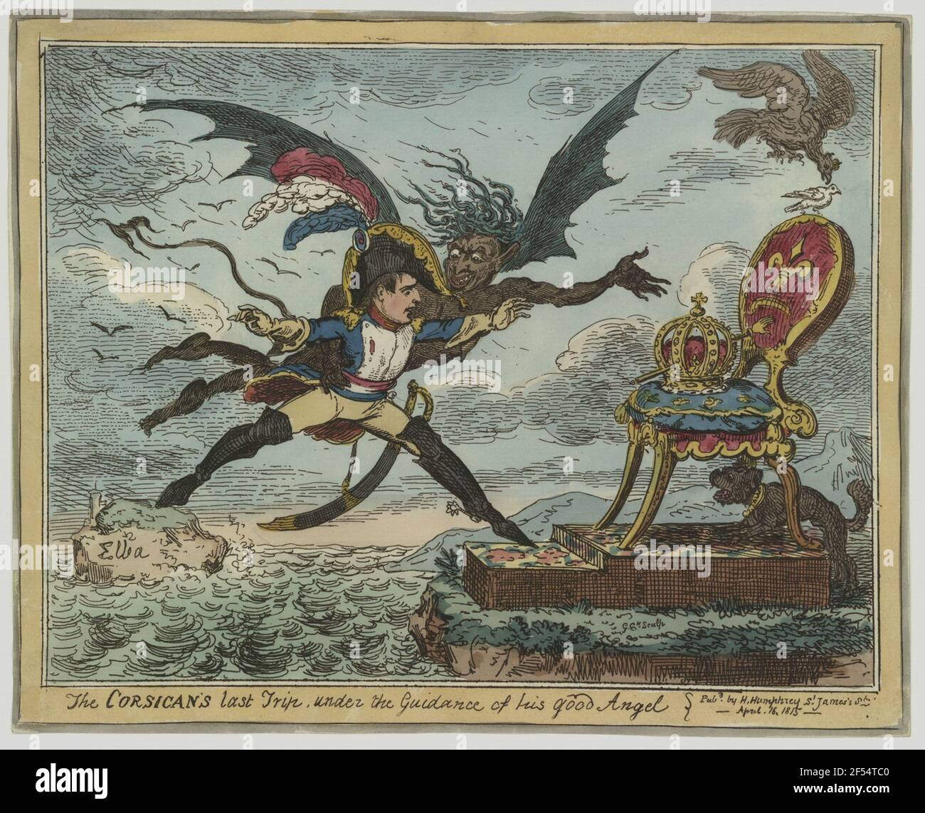 Return Napoleon from Elba Stock Photo Alamy