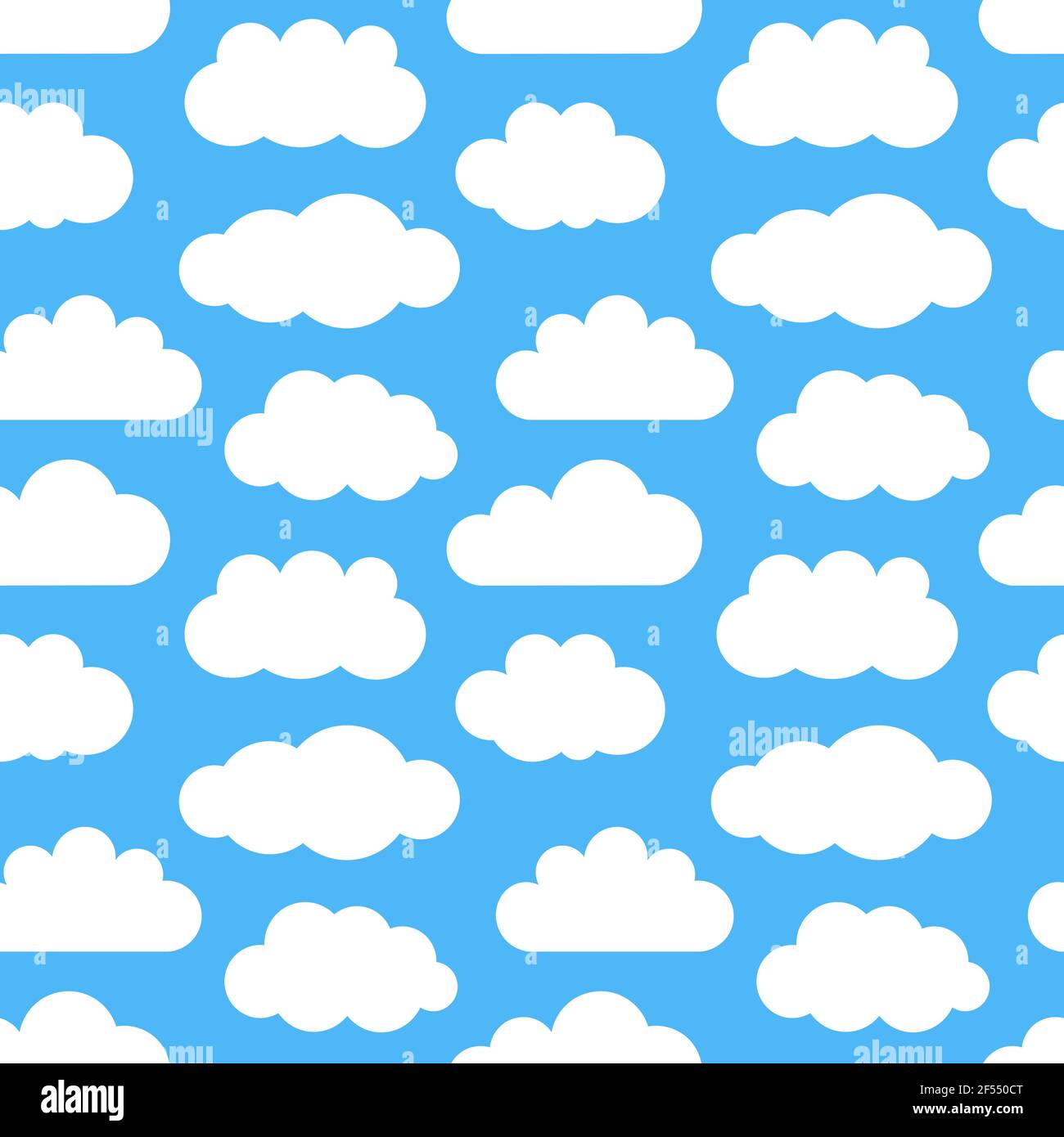 Clouds seamless texture. Vector illustration Stock Vector Image & Art ...