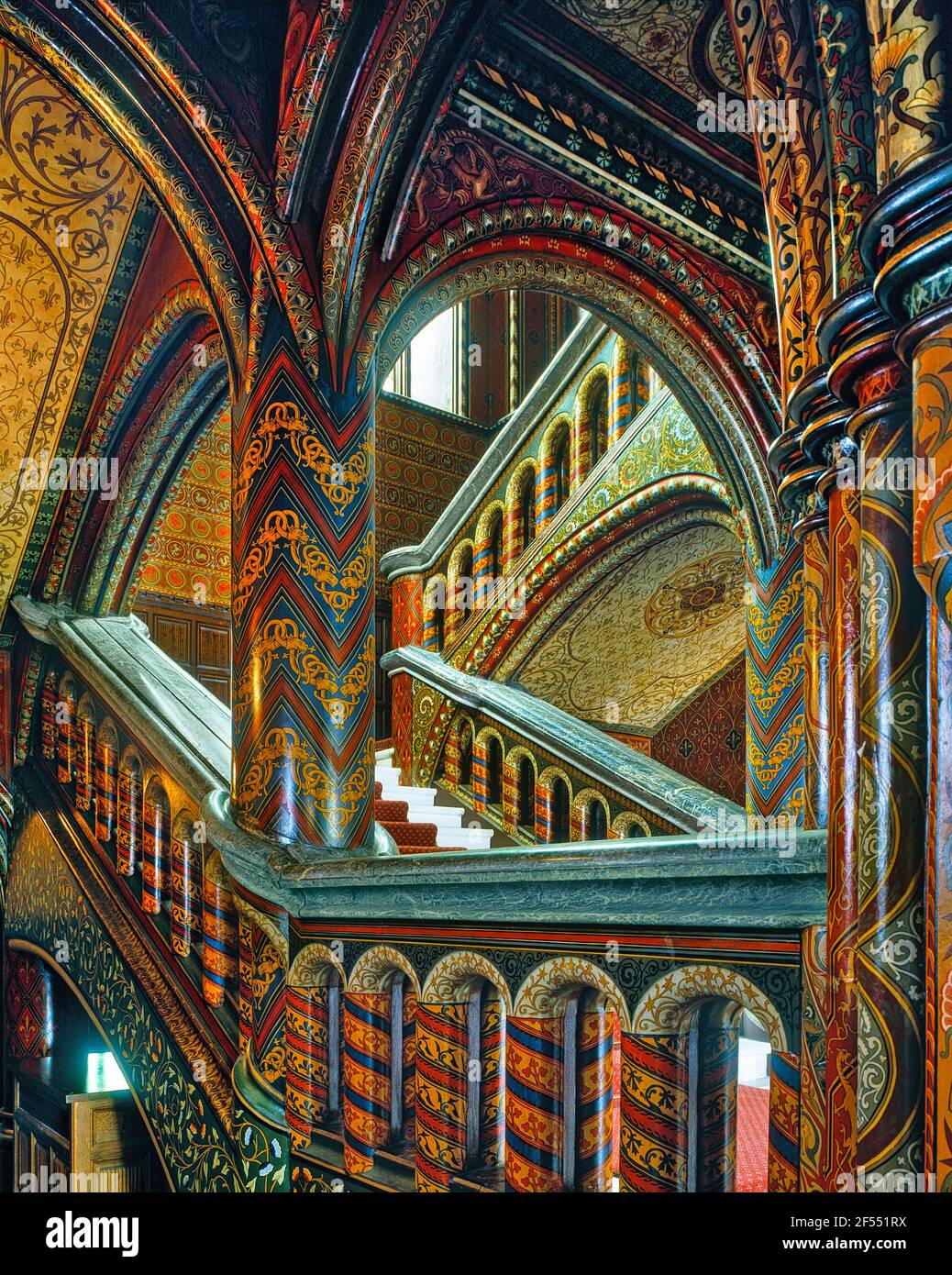 Ornate Staircase In What Was The Royal Holloway Sanatorium Now 