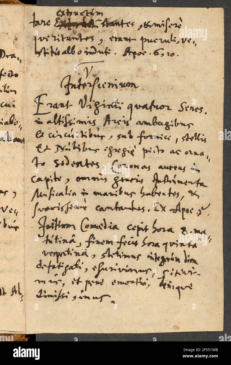 Fleming, Joachim: Comments about eyewitness, performance and interscenia of the Dramas Lutherus Stock Photo