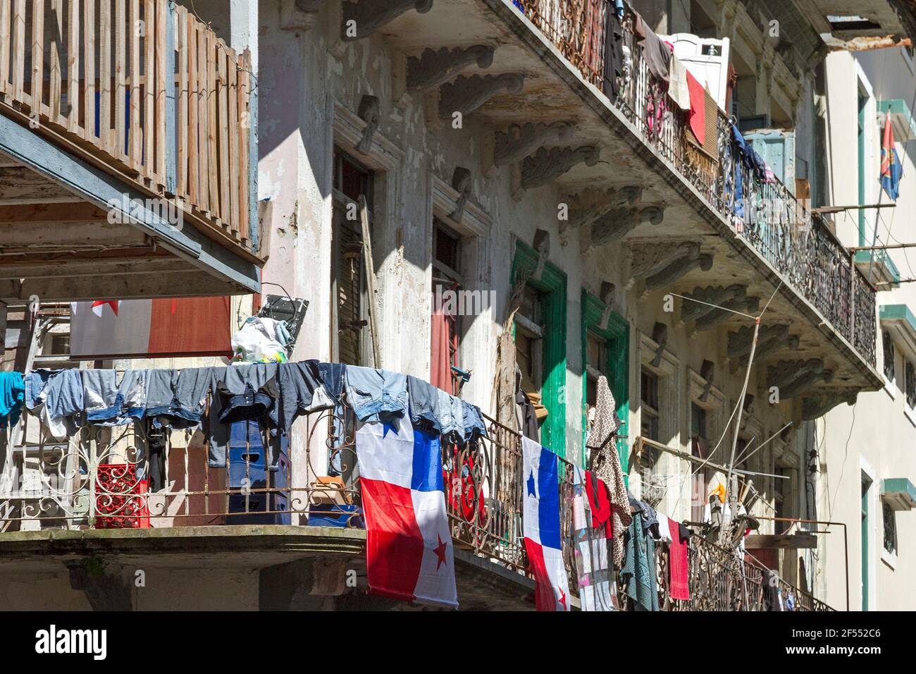 An urban image of downtown Panama City Stock Photo