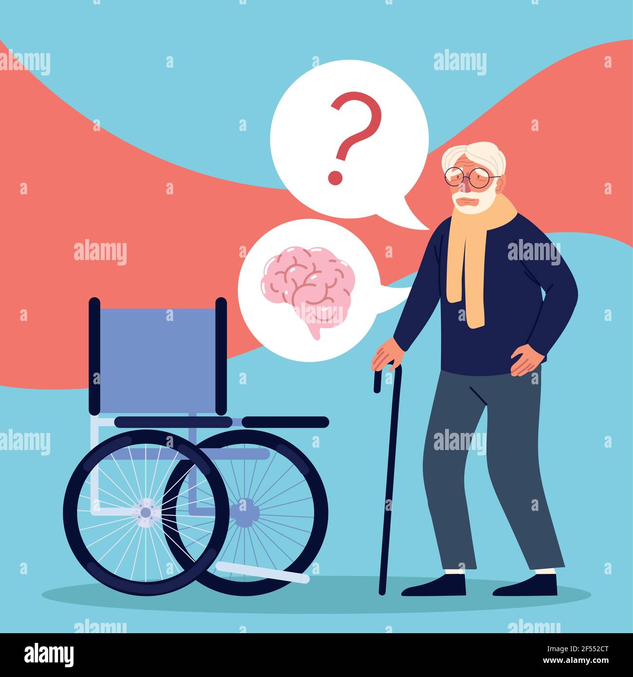 alzheimer loss memory Stock Vector Image & Art - Alamy