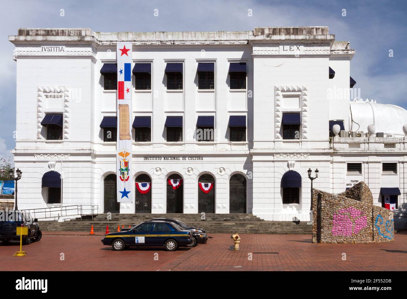 The National Institute of Culture in Panama City Stock Photo