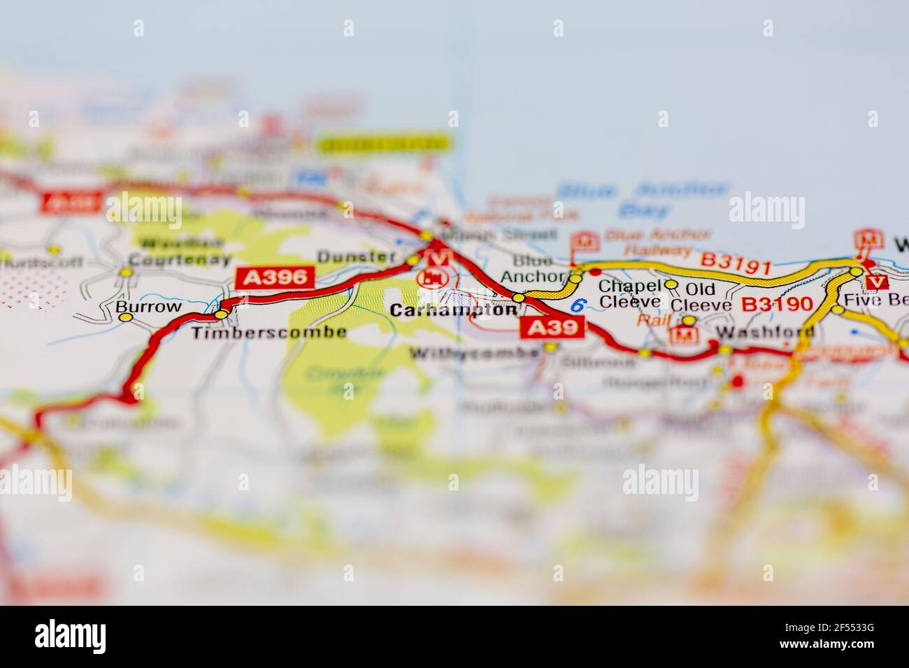 Carhampton Map Map of carhampton hi-res stock photography and images - Alamy