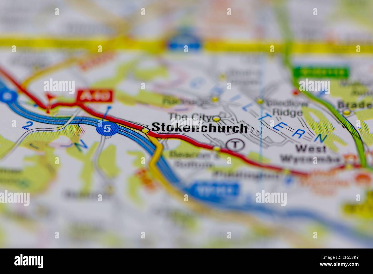 Map of stokenchurch hires stock photography and images Alamy