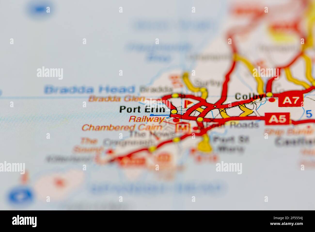 Port erin map hires stock photography and images Alamy