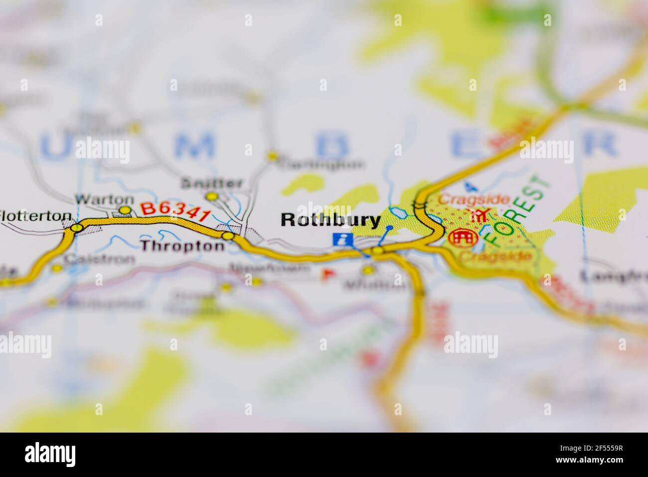Rothbury map hires stock photography and images Alamy