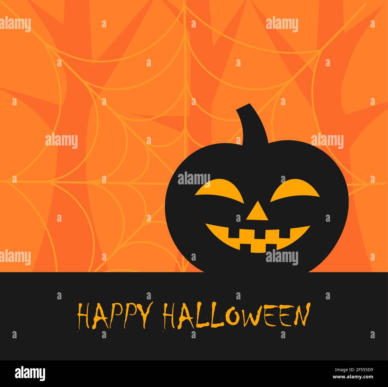 Halloween pumpkin background. Vector illustration Stock Vector Image ...