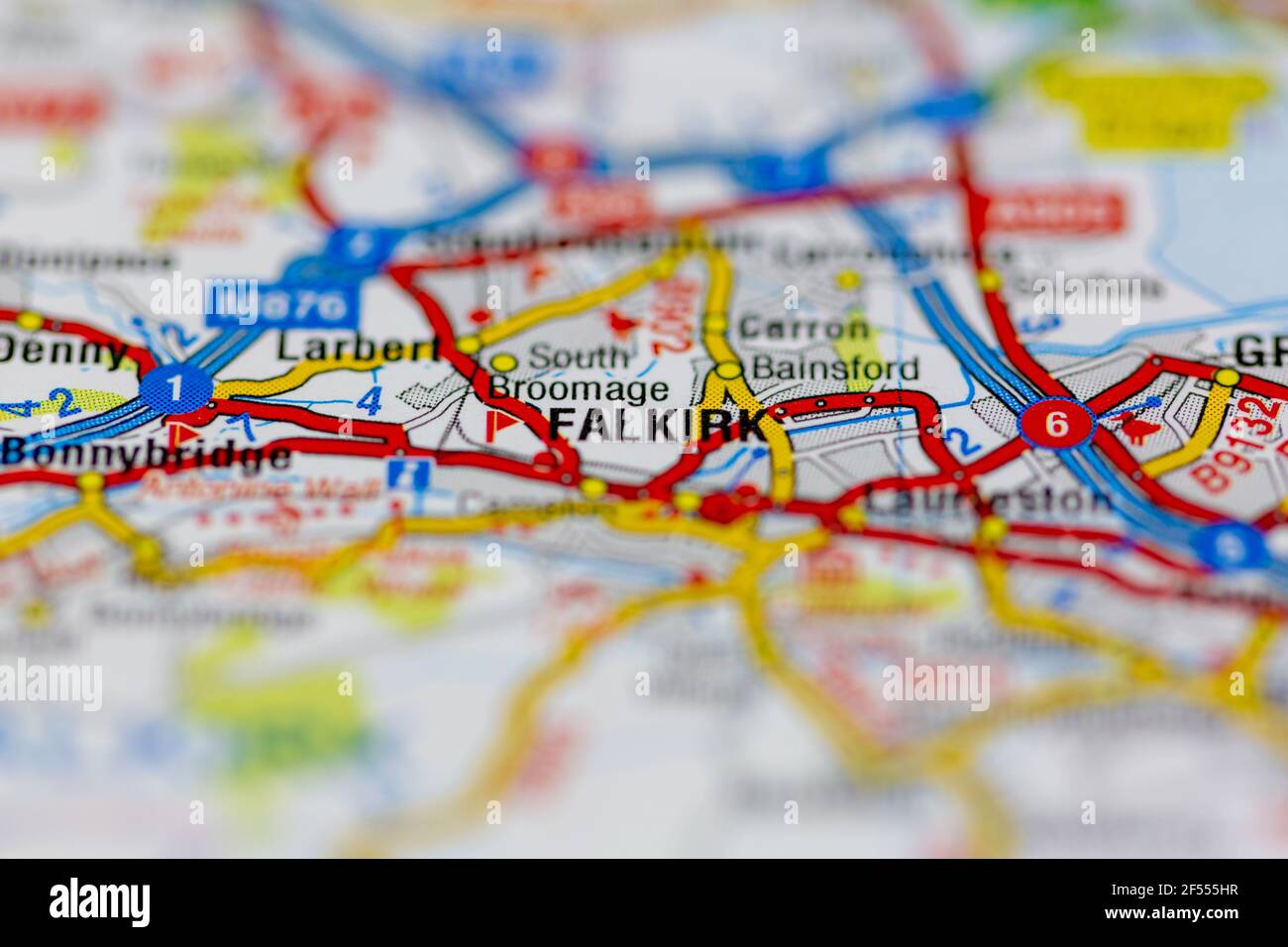 Map of falkirk hires stock photography and images Alamy