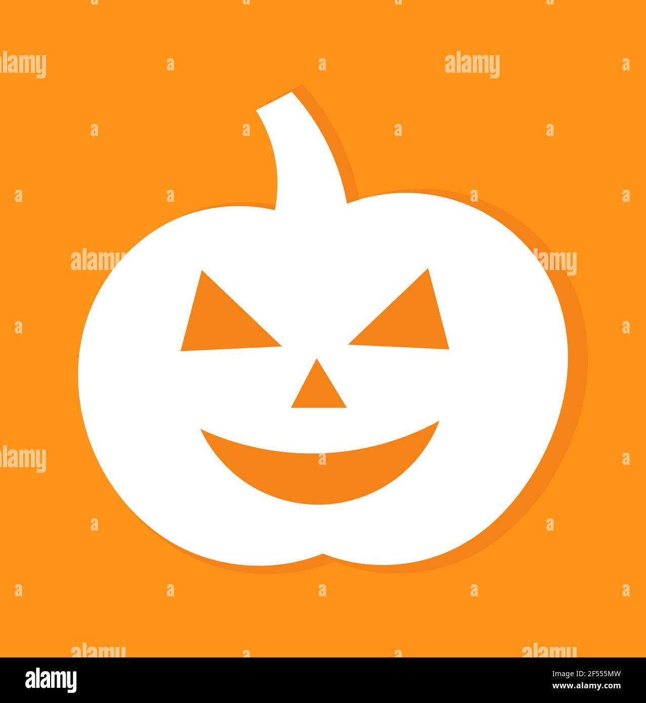 Jack o lantern halloween pumpkin. Vector illustration Stock Vector ...