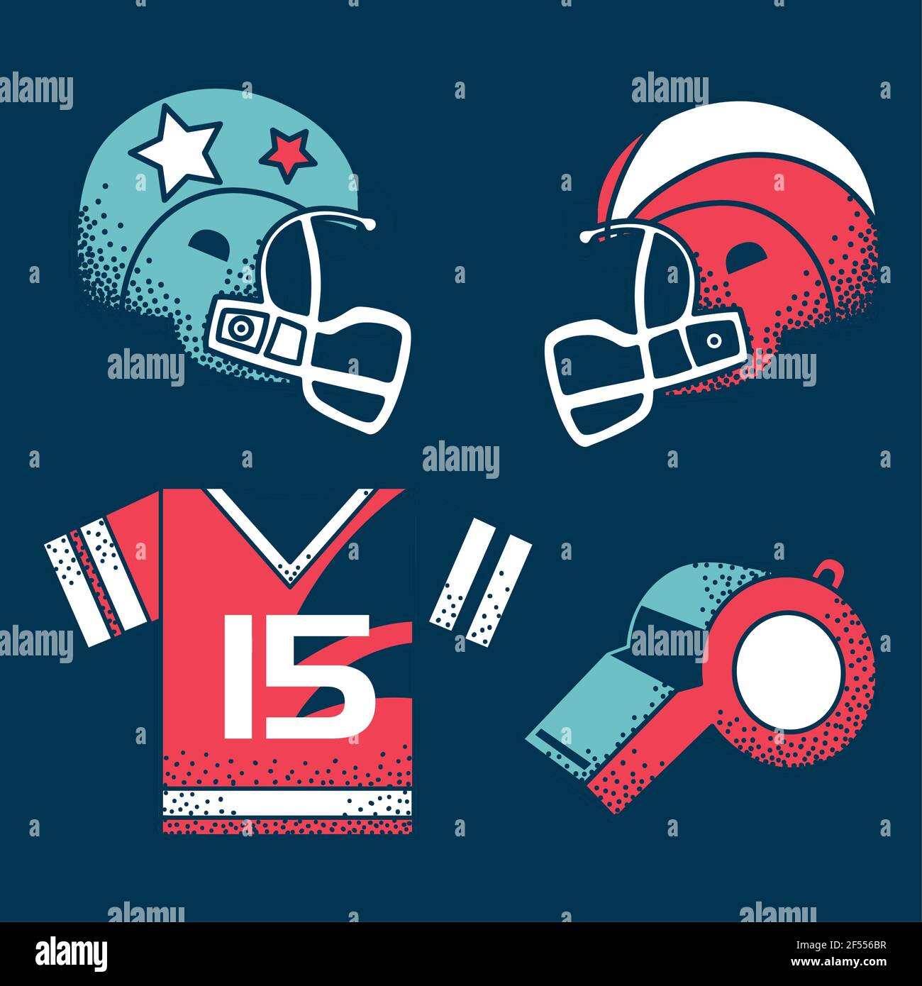 american football icons Stock Vector Image & Art - Alamy