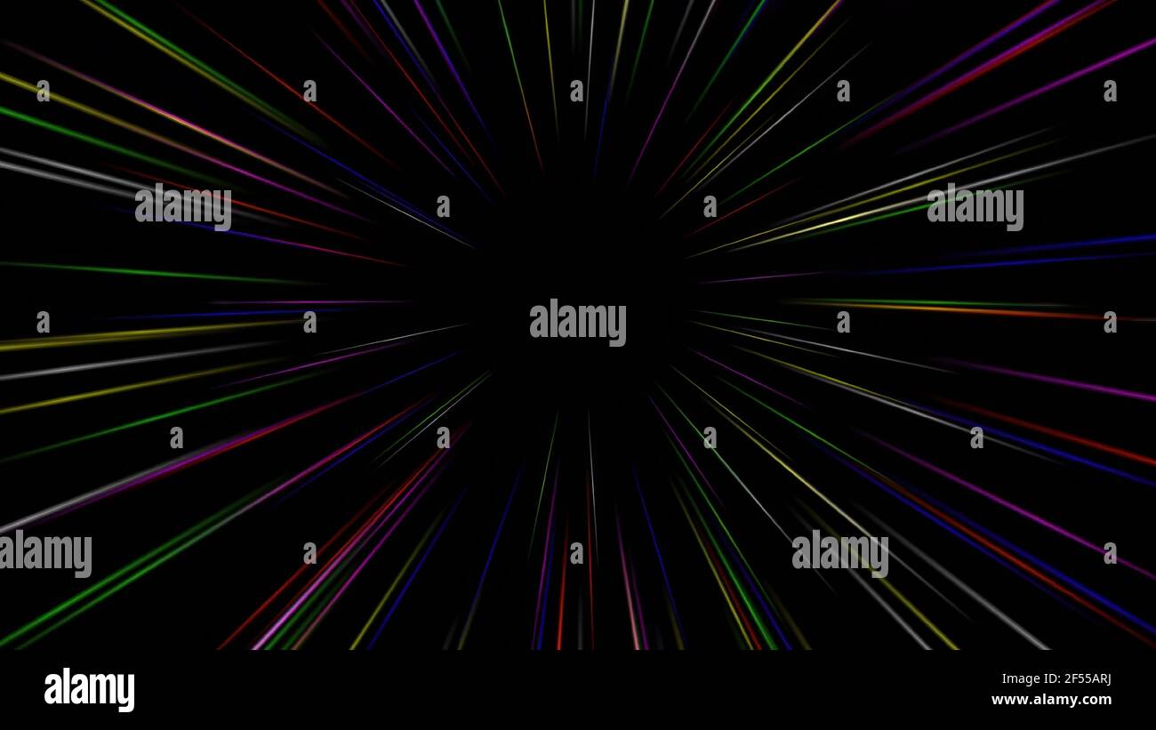 Black surface with colorful flashing lights for wallpaper or background ...
