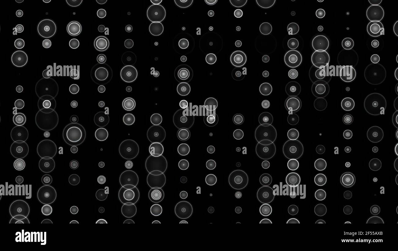 Black surface with small circles as a pattern for wallpaper or ...