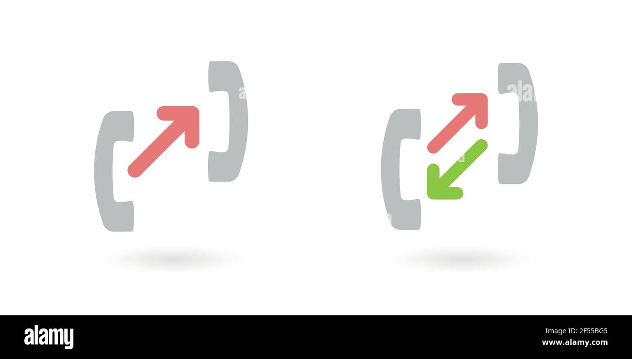 Incoming outgoing Stock Vector Images - Alamy