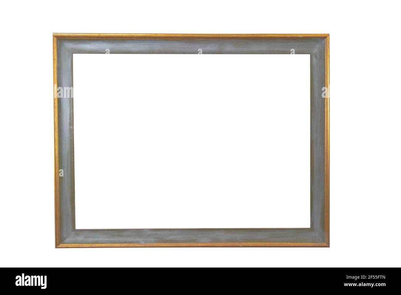 brown wooden frame isolated on a white background. framing the picture ...