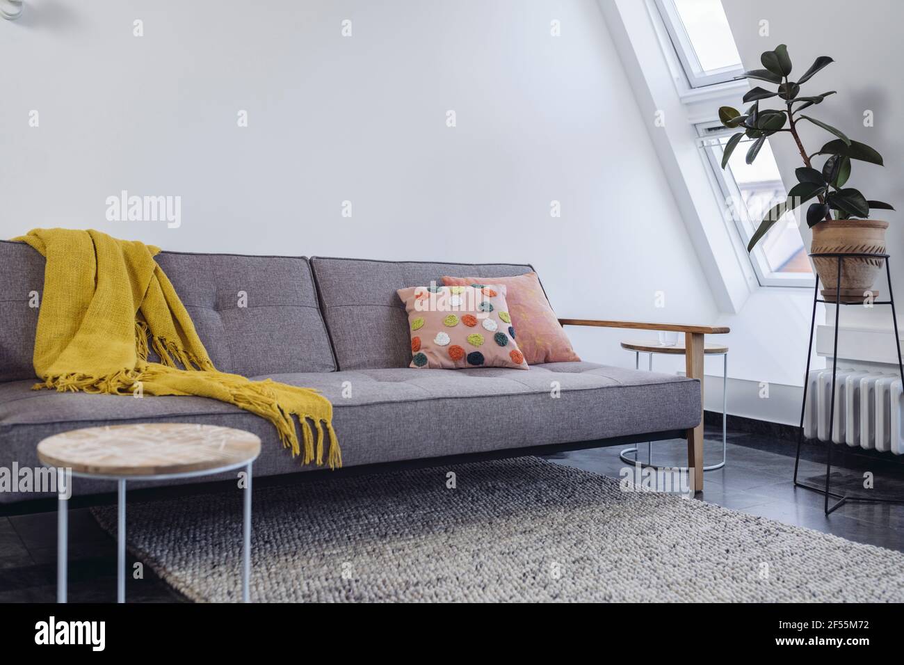 Picture Idea: Interior Of Loft Apartment With Furniture Stock Photo