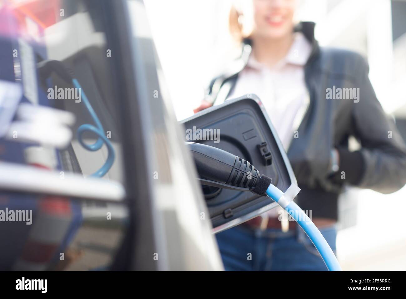 Fuel pump inside open car gas tank Stock Photo Alamy