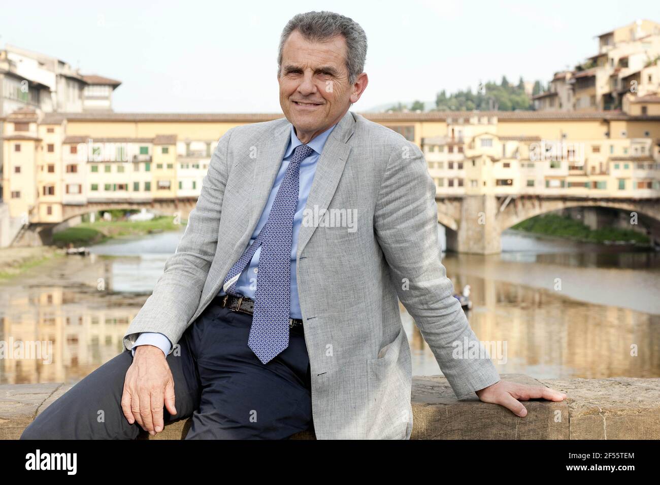 Italy Firenze Ferruccio Ferragamo President of Salvatore Ferragamo Fashion Photo Sandro Michahelles Sintesi Stock Photo Alamy