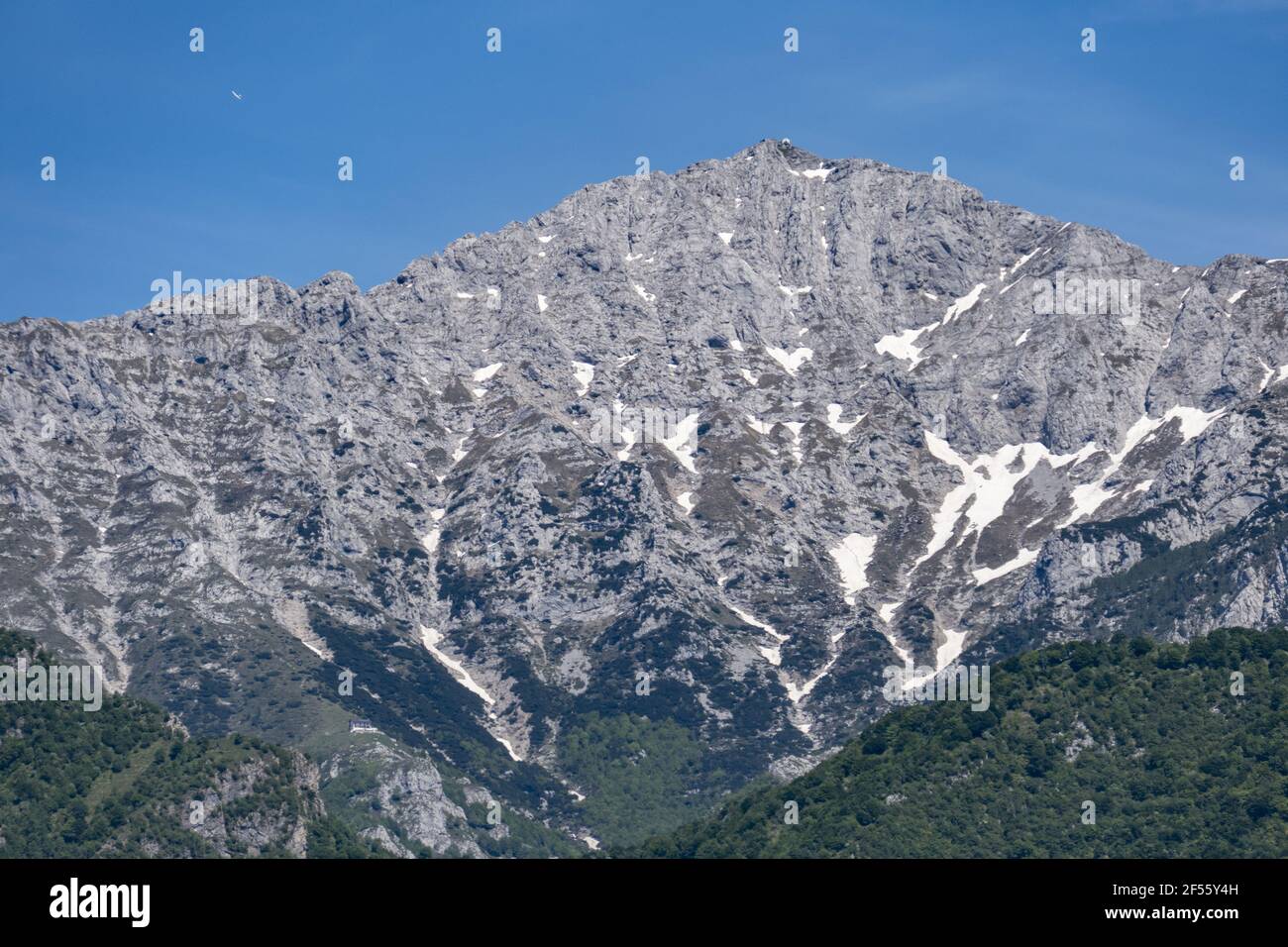 High angle shot of Zadiel Zadiel Slovakia mountain Stock Photo