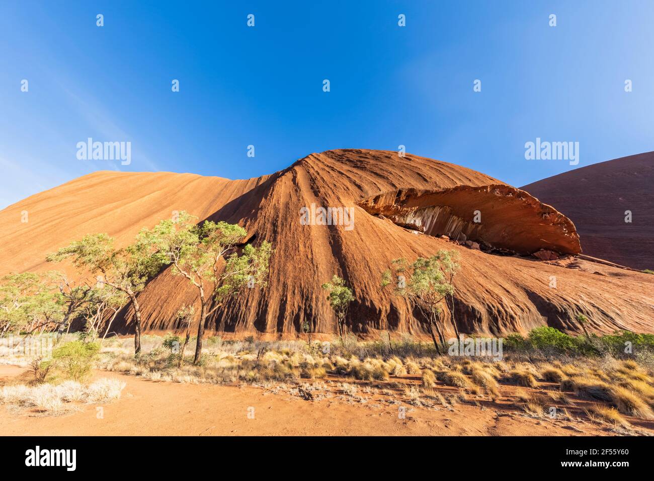 Australia, Northern Territory, Desert landscape of Uluru Kata Tjuta National Park Stock Photo