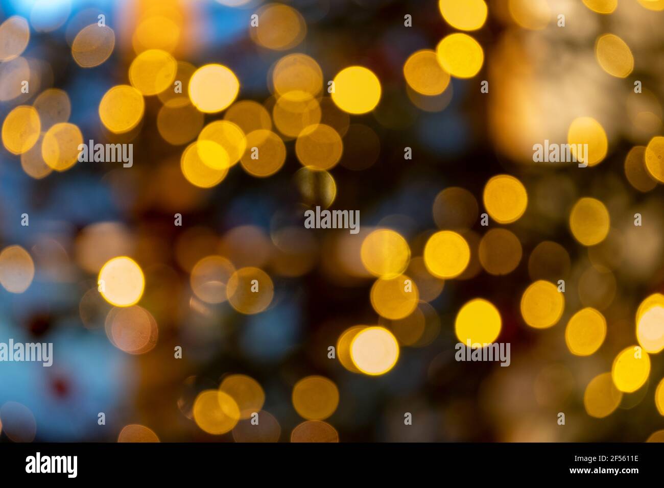 Christmas lights bokeh Stock Photo