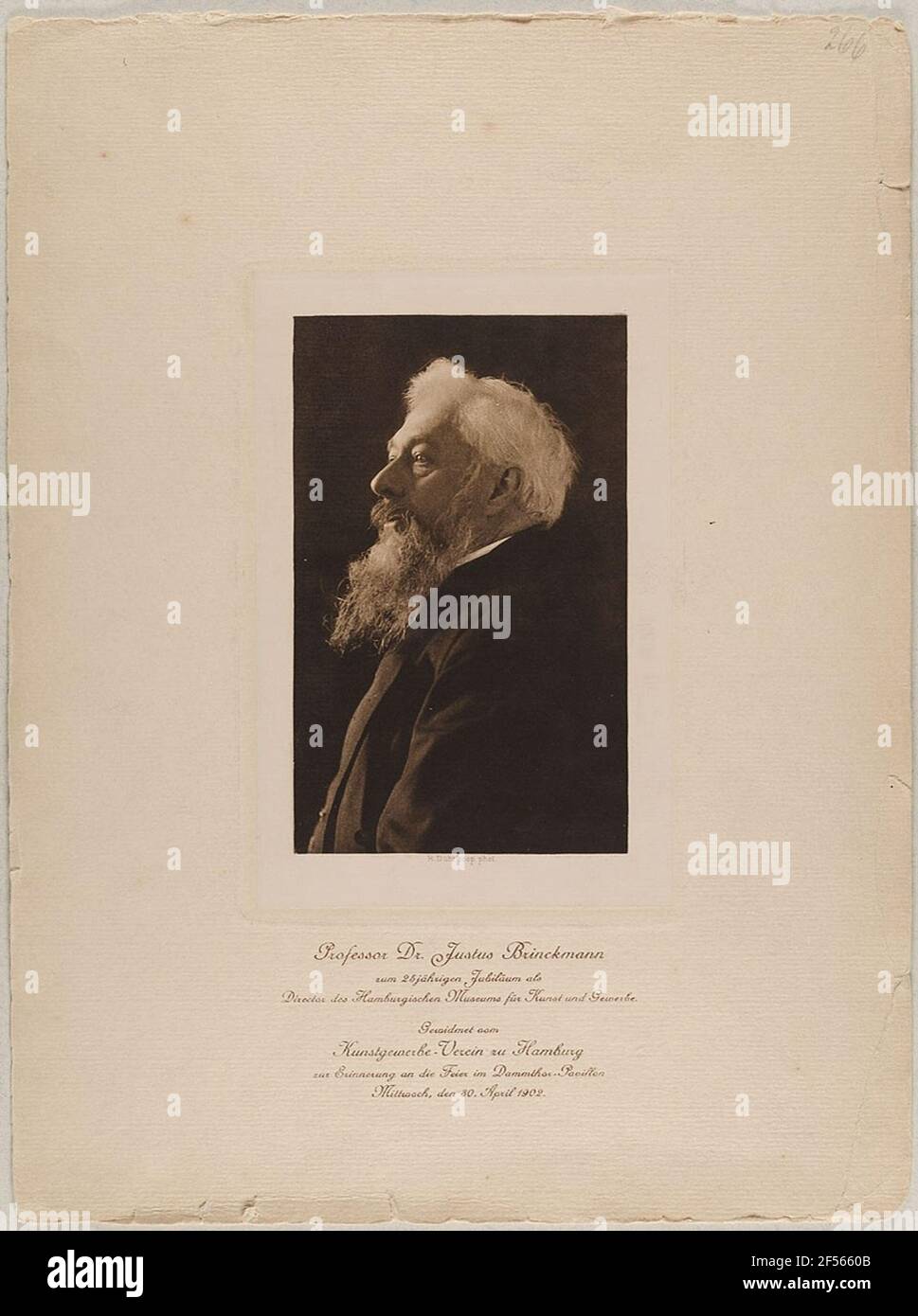 Professor Dr. Justus Brinckmann Stock Photo Alamy