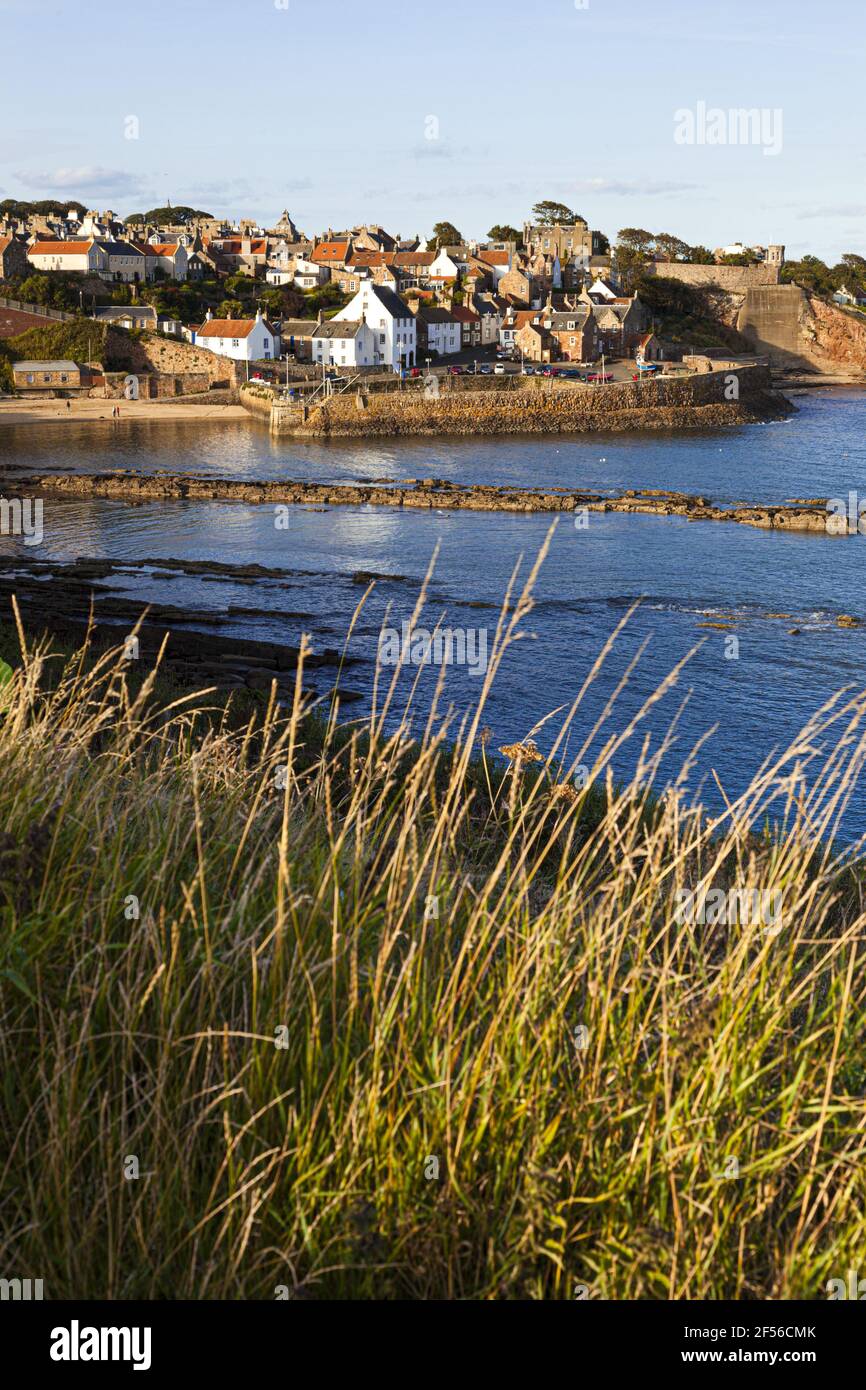 Evening light on the small fishing village of Crail in the East Neuk of Fife, Scotland UK Stock Photo