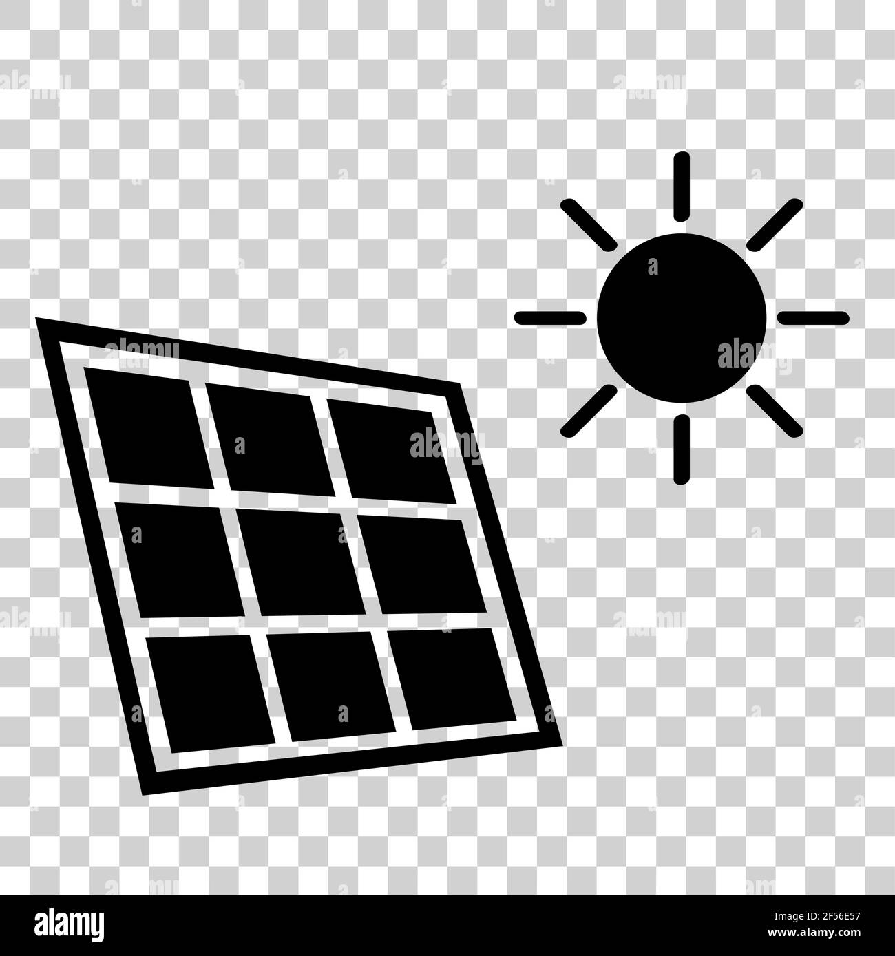 solar panel clipart black and white
