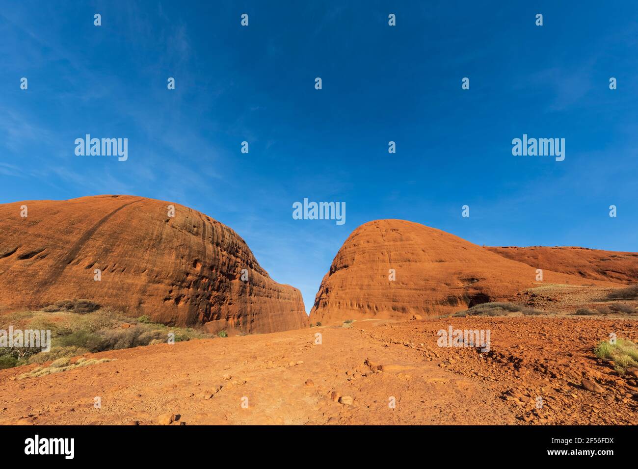 Australia, Northern Territory, Uluru Kata Tjuta National Park in Central Australian Desert Stock Photo