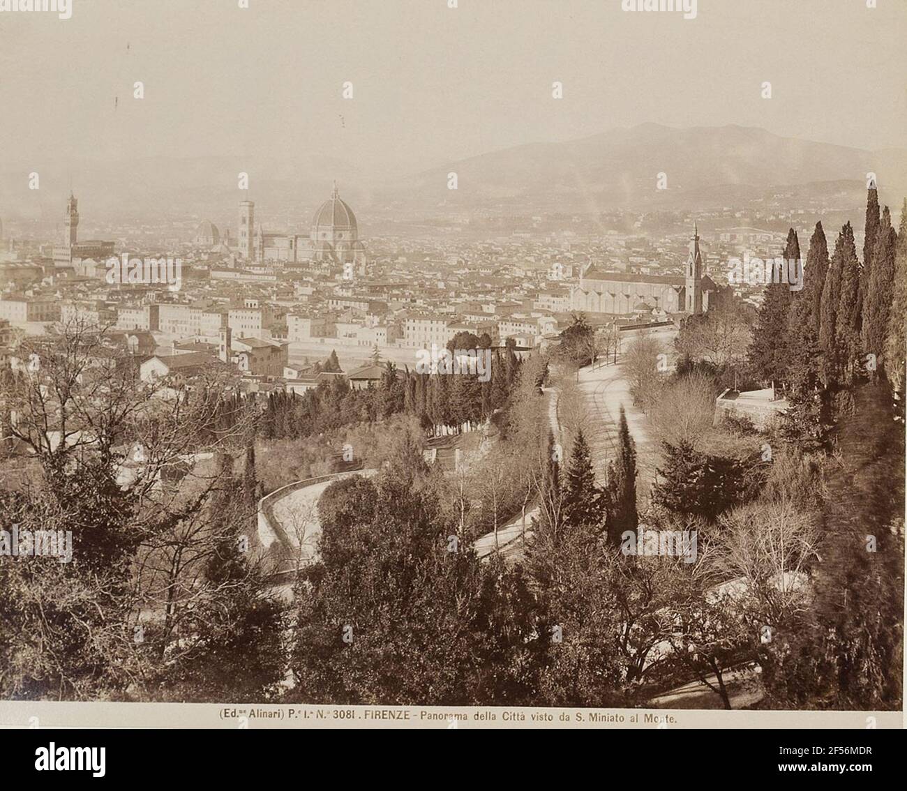View over Florence of San Miniato Al Monte Stock Photo - Alamy