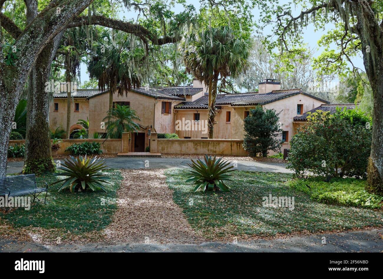 Pinewood Estate, Mediterraneanstyle mansion, architect Charles Wait