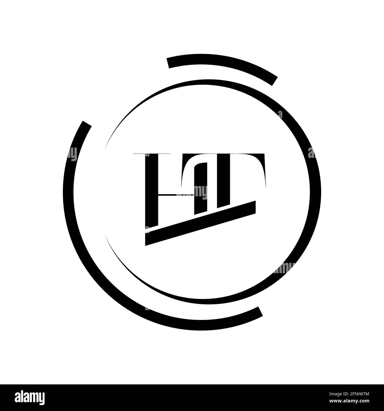 Alphabet letters monogram icon logo TH or HT Stock Photo - Alamy