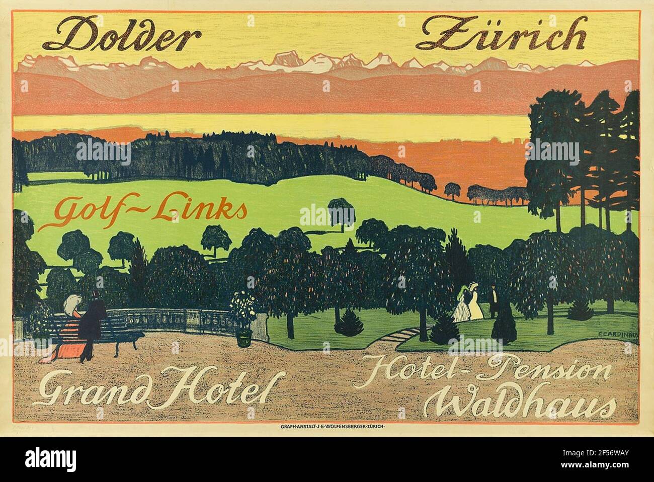 Dolder Zurich. Grand Hotel, HotelPension Waldhaus Stock Photo Alamy