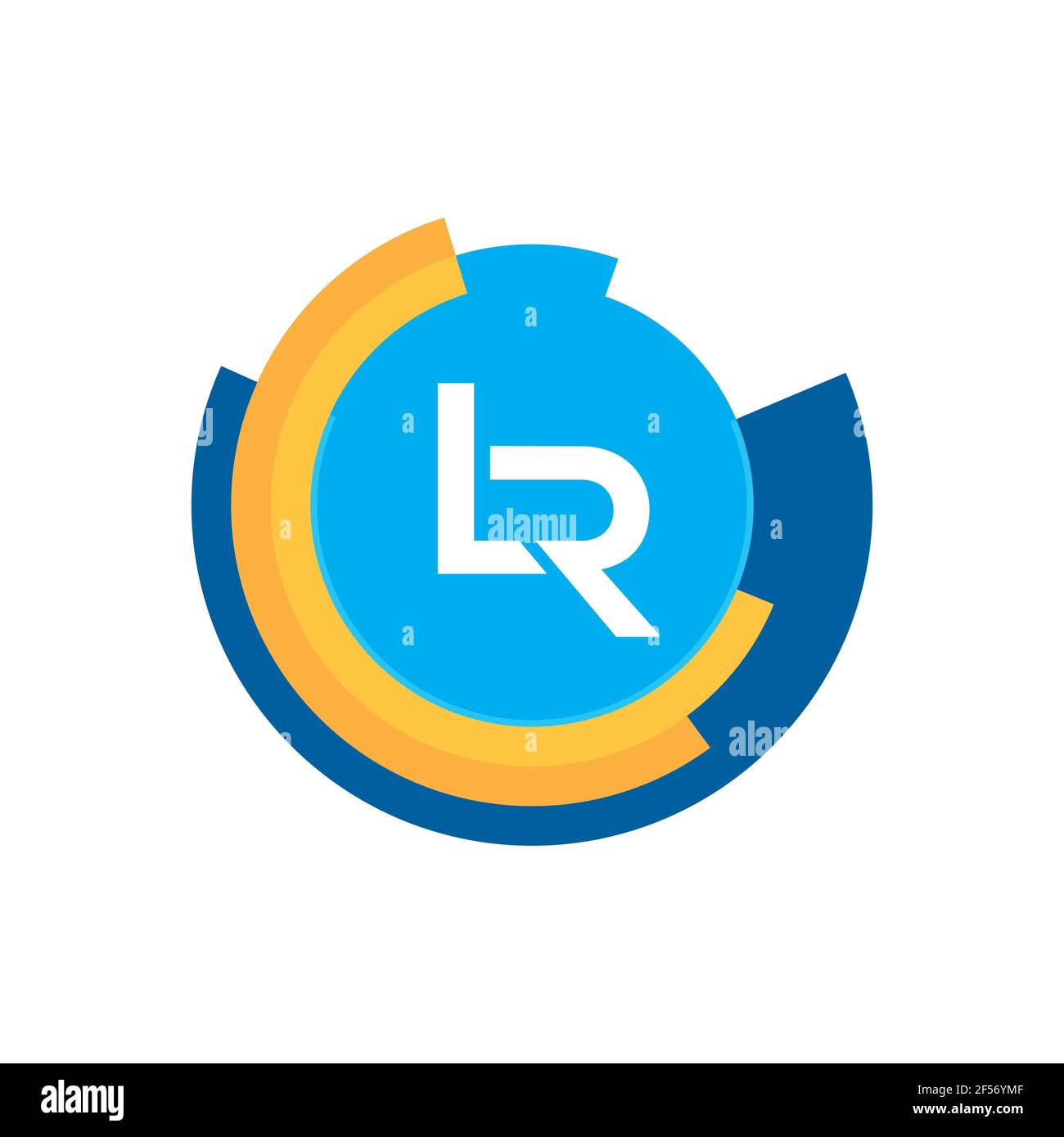 LR. Monogram of Two letters L & R. Luxury, simple, stylish and elegant ...