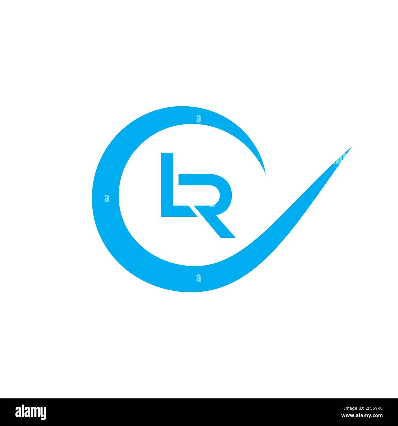LR. Monogram of Two letters L & R. Luxury, simple, stylish and elegant ...