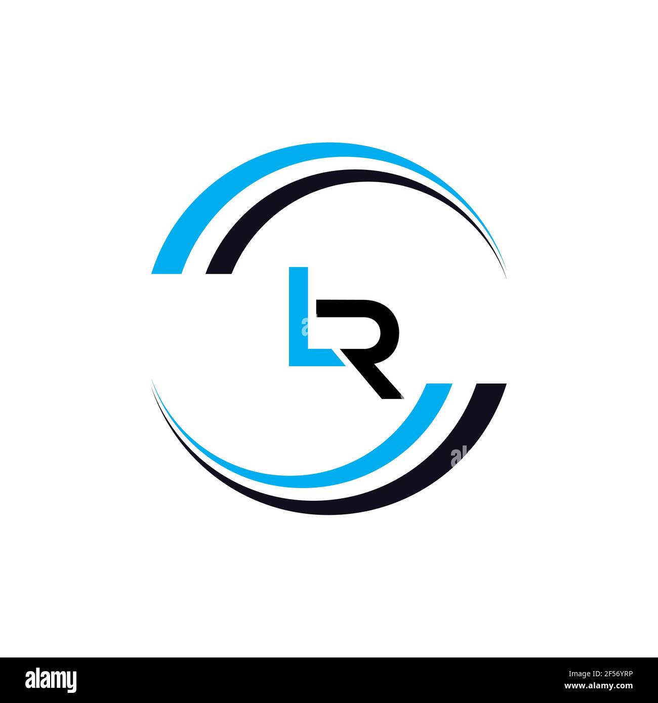 LR. Monogram of Two letters L & R. Luxury, simple, stylish and elegant ...