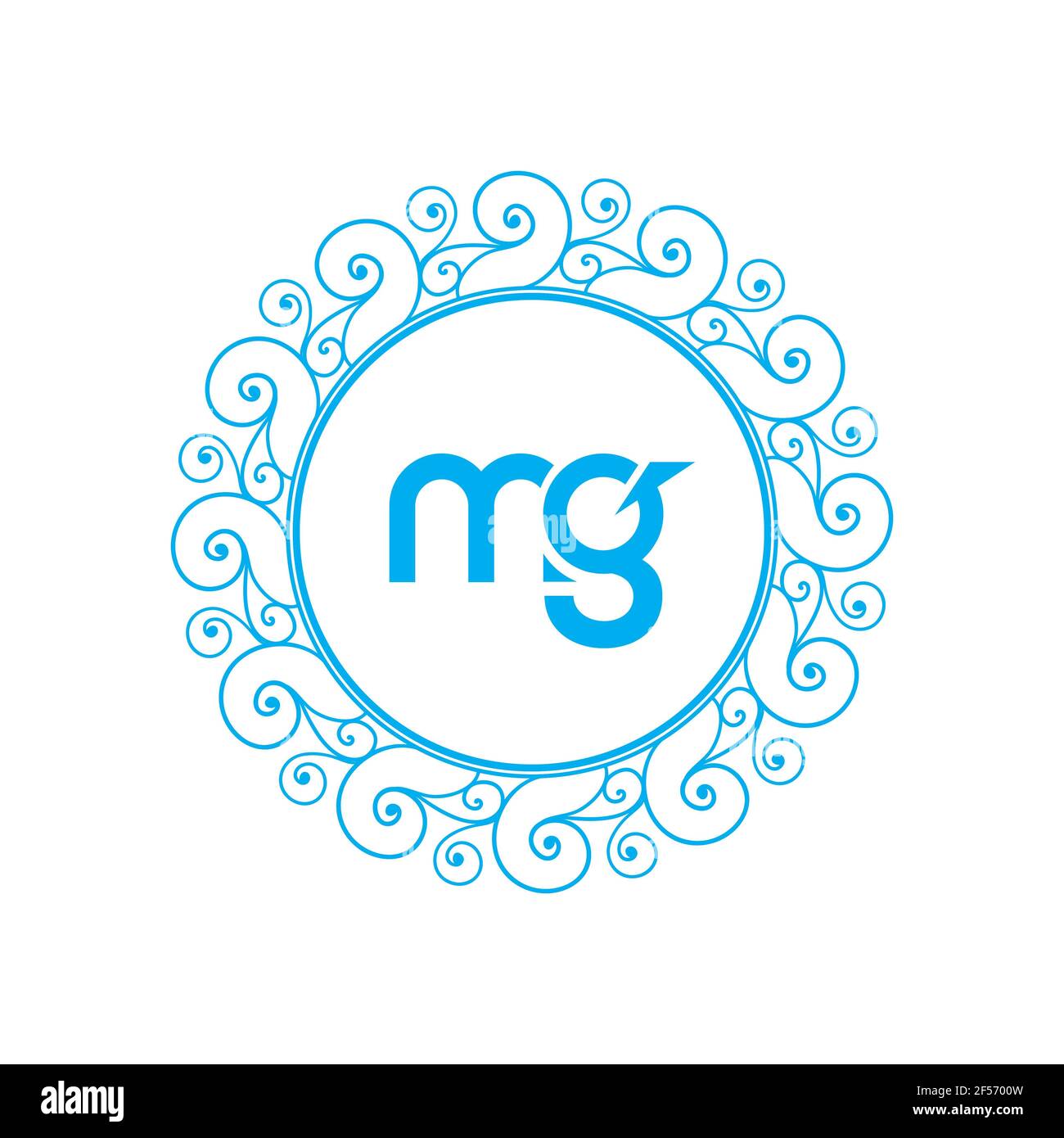 Premium Vector  Premium monogram mg letter logo