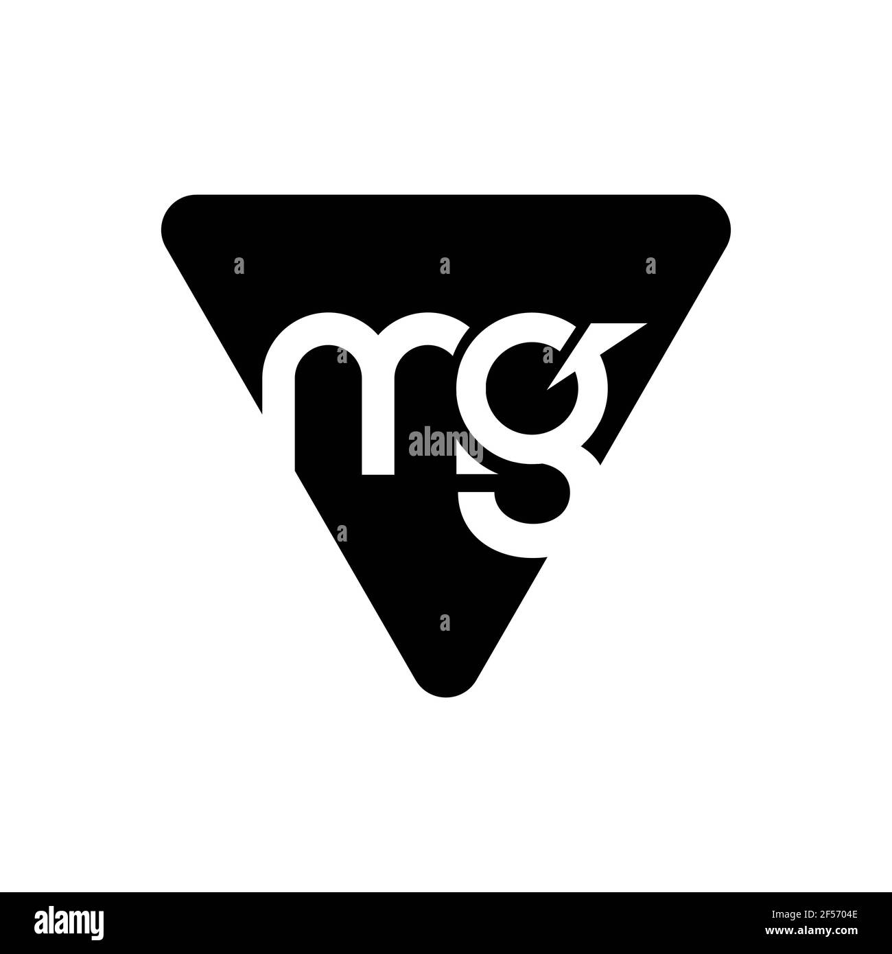 Letter modern logo Black and White Stock Photos & Images - Alamy